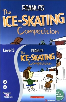 Popcorn ELT Readers Level 3  : Peanuts: The Ice-skating Competition