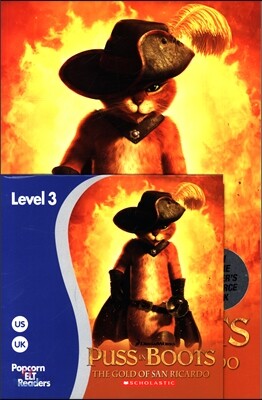 Popcorn ELT Readers Level 3  : Puss-in-Boots 2: The Gold of San Ricardo