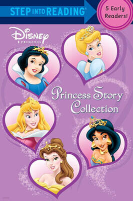 Step into Reading Step 1-2 : Disney Princess Story Collection 5종 합본