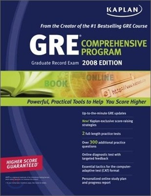 Kaplan GRE Exam 2008 : Comprehensive Program