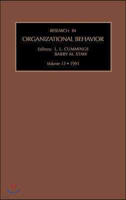 Research in Organizational Behaviour: Vol 13