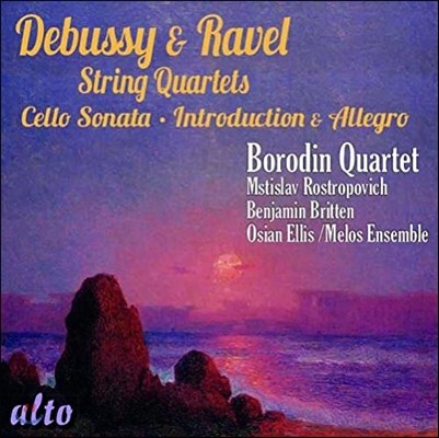 Borodin Quartet 드뷔시 / 라벨: 현악사중주 - 보로딘 사중주단 (Debussy / Ravel: String Quartets, Cello Sonata, Introduction & Allegro)