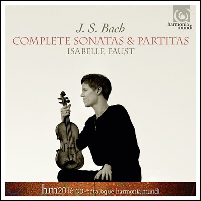 Isabelle Faust 바흐: 무반주 바이올린 소나타와 파르티타 전곡 - 이자벨 파우스트 (Bach: Complete Sonatas & Partitas BWV1001-1006) 재발매