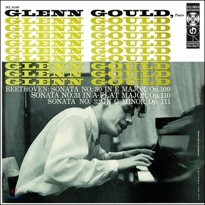 Glenn Gould, Ludwig van Beethoven — Glenn Gould 베토벤: 피아노 소나타 30, 31, 32번 - 글렌 굴드 (Beethoven: Piano Sonatas Opp.109,110,111) 앨범 커버