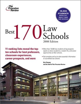 Best 170 Law Schools, 2008 Edition