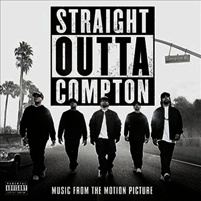 O.S.T. — Straight Outta Compton (스트레이트 아웃 오브 컴턴) (Gatefold Cover) 앨범 커버