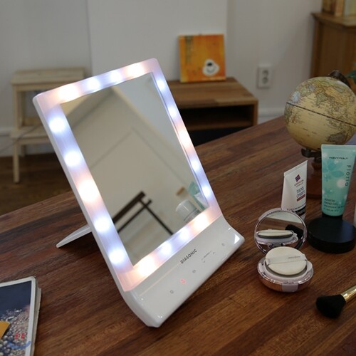 다이아소닉 LED화장거울 DL-110CH/3가지 화장모드/ 모드별 5단계 밝기조절/국내생산