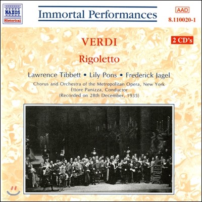 Lily Pons / Lawrence Tibbett 베르디: 리골레토 (Verdi Rigoletto)