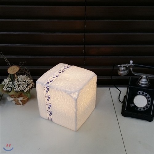[LAMPDA] LED 세라믹 큐브 스탠드