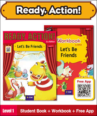 Ready Action Level 1 : Let's Be Friends (SB+WB)