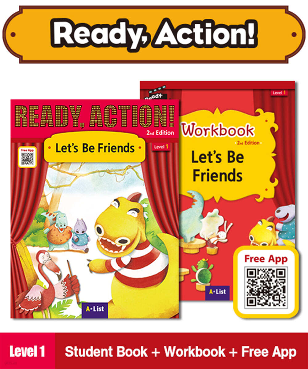 Ready Action Level 1 : Let's Be Friends (SB+WB)
