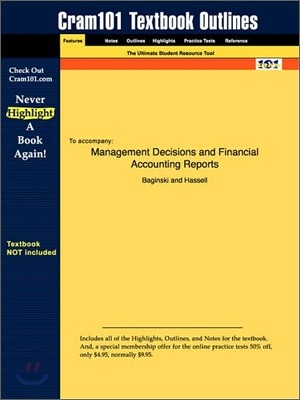 Studyguide for Management Decisions and Financial Accounting Reports by Hassell, Baginski &, ISBN 9780324188240