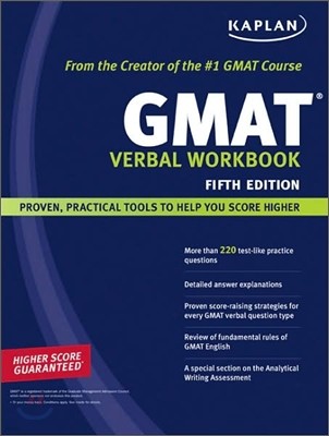 Kaplan GMAT Verbal Workbook, 5/E