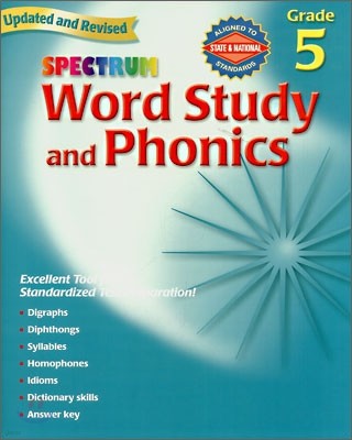 [Spectrum] Word Study and Phonics, Grade 5 (2007 Edition)