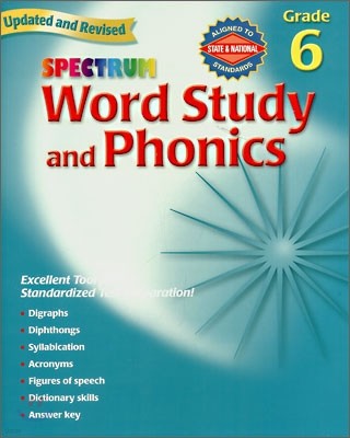 [Spectrum] Word Study and Phonics, Grade 6 (2007 Edition)