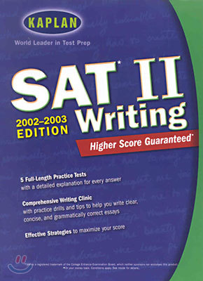 Kaplan SAT II Writing