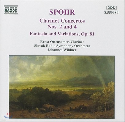 Johannes Wildner 슈포어: 클라리넷 협주곡 2번, 4번, 환상곡과 변주곡 (Louis Spohr: Clarinet Concertos, Fantasia and Variations Op.81)