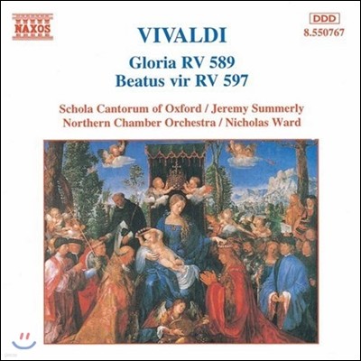 Jeremy Summerly ߵ: ۷θ,   (Vivaldi: Gloria RV589, Beatus Vir RV597)
