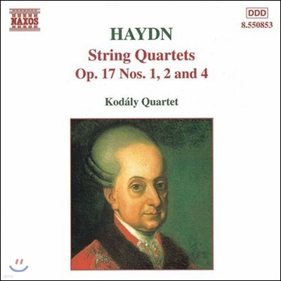 Kodaly Quartet 하이든: 현악 사중주 17번, 18번, 19번 (Haydn: String Quartets Op.17 Nos.1, 2, 4)