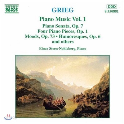 Einar Steen-Nokleberg 그리그: 피아노 작품 1집 - 소나타, 네 개의 피아노 소품 (Grieg: Piano Music Vol. 1 - Sonata Op.7, Piano Pieces Op.1)