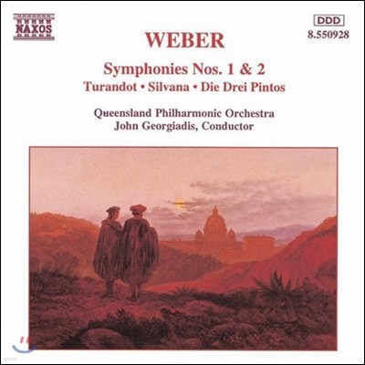 John Georgiadis 칼 마리아 폰 베버: 교향곡 1번, 2번, 투란도트, 실바나 (Carl Maria von Weber: Symphonies, Turandot, Silvana, Die Drei Pintos)