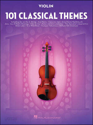 101 Classical Themes for Violin Instrumental Folio Essential Violin Sheet Music Collection Hal Leonard Violin Solo Book