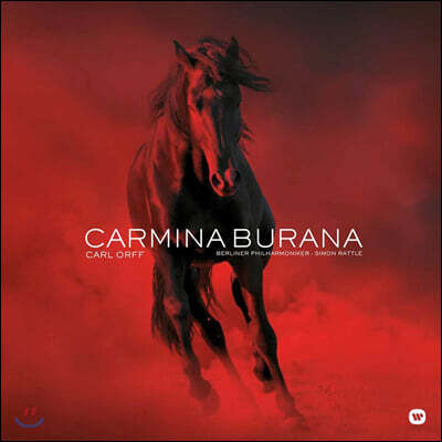 Simon Rattle — 사이먼 래틀, 크리스티안 게르하허 (Carl Orff: Carmina Burana) 앨범 커버