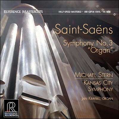 Camille Saint-Saens, Michael Stern, Kansas City Symphony, Jan Kraybill — Michael Stern 생상스: 교향곡 3번 `오르간` (Saint-Saens: Symphony Op.78 Organ) 앨범 커버