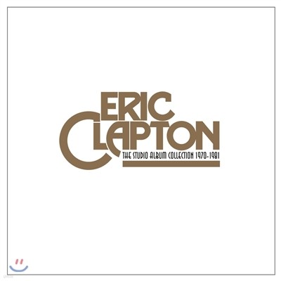 Eric Clapton — The Studio Album Collection 1970-1981 앨범 커버