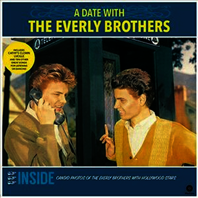 Everly Brothers — A Date With The Everly Brothers (Remastered)(4 Bonus Tracks)(Gatefold)(Download Card) 앨범 커버