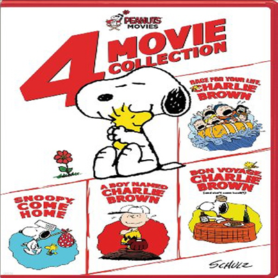 Peanuts: 4 Movie Collection - A Boy Named Charlie Brown / Snoopy, Come Home (ǳ: 4  ÷)(ڵ1)(ѱ۹ڸ)(DVD)