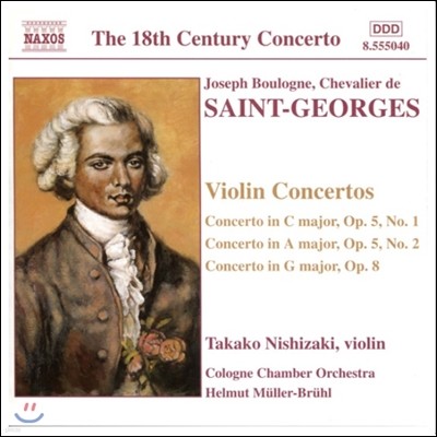 Takako Nishizaki : ̿ø ְ (Joseph Boulogne Chevalier de Saint-Georges: Violin Concertos)