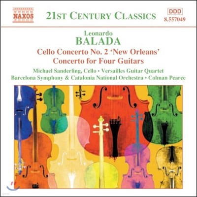 Colman Pearce  ߶: ÿ ְ 2 'ø',   Ÿ ְ (Leonardo Balada: Cello Concerto 'New Orleans', Concerto for Four Guitars)