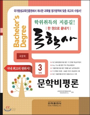2016 독학사 국문학 3단계 문학비평론