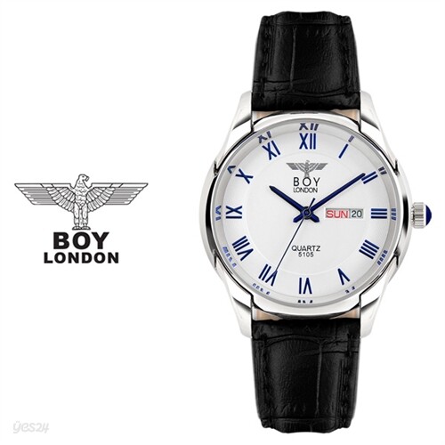 [BOY LONDON]보이런던 BLD5150M-SV 남성 가죽손목시계
