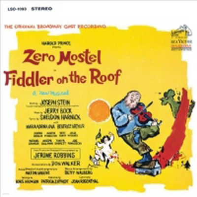 Zero Mostel - Fiddler On The Roof ( ̿ø)(Original Broadway Cast)(180G)(LP)