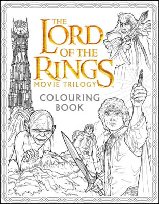 The Lord of the Rings Movie Trilogy Colouring Book