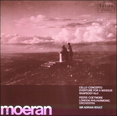 Adrian Boult, London Philharmonic Orchestra, Ernest J. Moeran, Peers Coetmore — Adrian Boult 모어란: 첼로 협주곡, 랩소디 2번 - 페어스 코트모어, 아드리안 볼트 (Moeran: Cello Concerto, Rhapsody No.2, Overture for a Masque) 앨범 커버