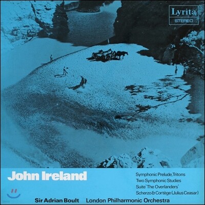 Adrian Boult, London Philharmonic Orchestra, John Ireland — Adrian Boult 존 아일랜드: 교향적 전주곡, 교향적 연습곡, 오버랜더스 모음곡 - 아드리안 볼트 (John Ireland: Symphonic Prelude Tritons, Symphonic Studies, The Overlanders Suite) 앨범 커버