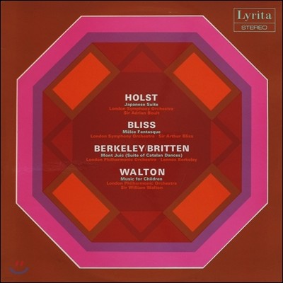 Adrian Boult / William Walton ȦƮ /  / ư / 긮ư: ǰ (Holst: Japanese Suite / Bliss: Melee Fantasque / Walton: Music for Children)