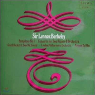 Norman Del Mar 콺 Ŭ:  1,   ǾƳ븦  ְ (Lennox Berkeley: Symphony Op.16, Concerto for Two Pianos Op.30)