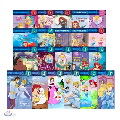 Step Into Reading : Disney Princess 21종 세트