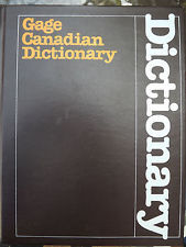 Gage Canadian Dictionary Hardcover? 1983