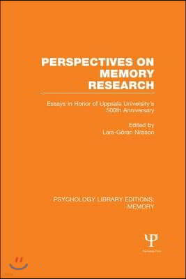 Perspectives on Memory Research (PLE:Memory)