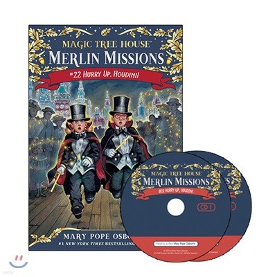 Merlin Mission #22 : Hurry Up, Houdini! (Book + CD)