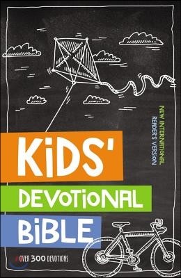 Nirv, Kids' Devotional Bible, Hardcover: Over 300 Devotions