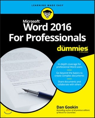Word 2016 for Professionals for Dummies