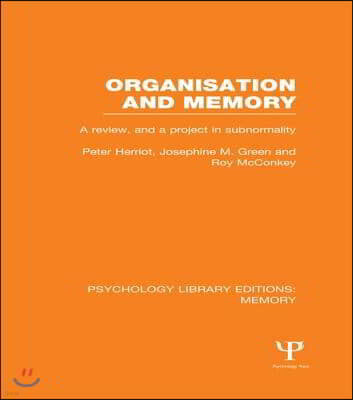 Organisation and Memory (PLE: Memory)