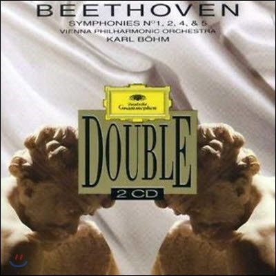 [߰] Karl Bohm / Beethoven : Symphonies No. 1. 2. 4 & 5 (2CD/dg2936)