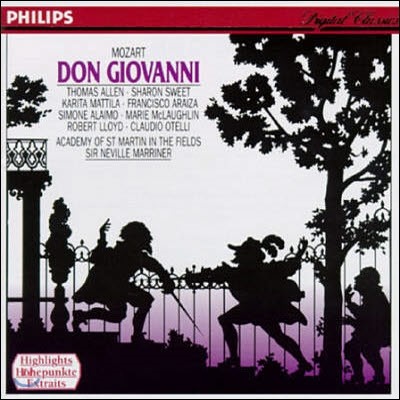 [߰] Neville Marriner / Mozart : Don Giovanni - Highlights (dp2300)